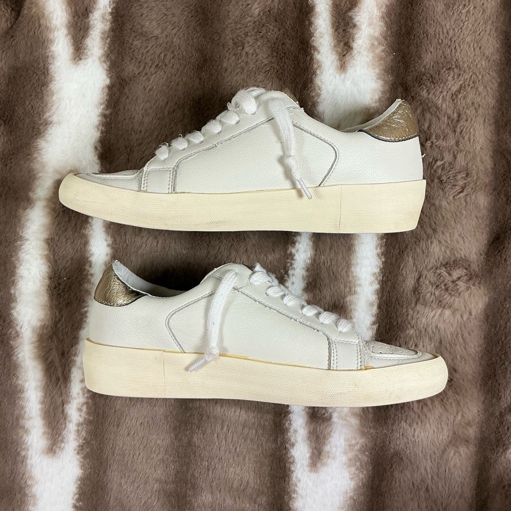 HAVANA White Low-Top Sneakers, Sz 7.5 - Picture 3 of 6